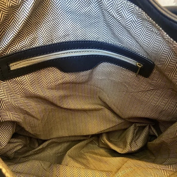 Navy Blue Bag Hobo Style - Picture 6 of 6